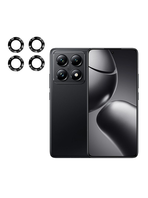 Xiaomi 14T Pro Raze Metal Kamera Lens Koruyucu - Siyah… Xiaomi 14T Pro Raze Metal Kamera Lens Koruyucu - Siyah…