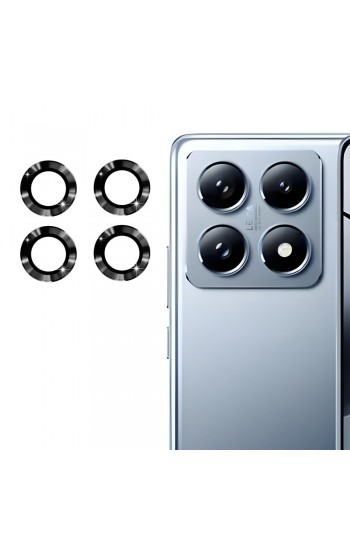 Xiaomi 14T Raze Metal Kamera Lens Koruyucu - Siyah&hellip;