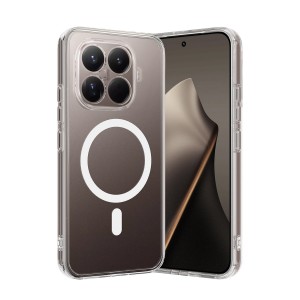 Xiaomi 15T Pro Kılıf Combo Seri Magsafe Özellikli Sararmaz Sert Şeffaf Kapak