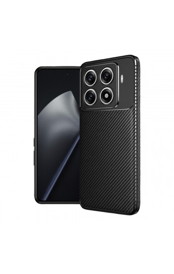 Xiaomi 15T Pro Kılıf Focus Carbon Silikon Kapak