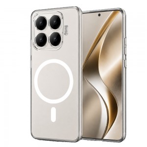 Xiaomi 17T Kılıf Combo Seri Magsafe Özellikli Sararmaz Sert Şeffaf Kapak