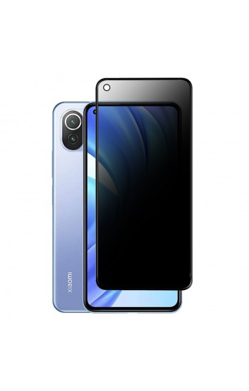 Xiaomi Mi 11 Lite Hayalet Privacy Gizli Cam Ekran Koruyucu Siyah…