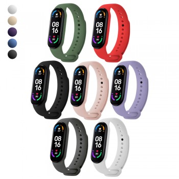 Xiaomi Mi Band 5 / 6 Uyumlu Silikon Kordon