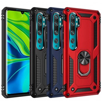 Xiaomi Mi Note 10 Kılıf Panzer Ring Tam Koruma Arka Kapak Xiaomi Mi Note 10 Kılıf Panzer Ring Tam Koruma Arka Kapak