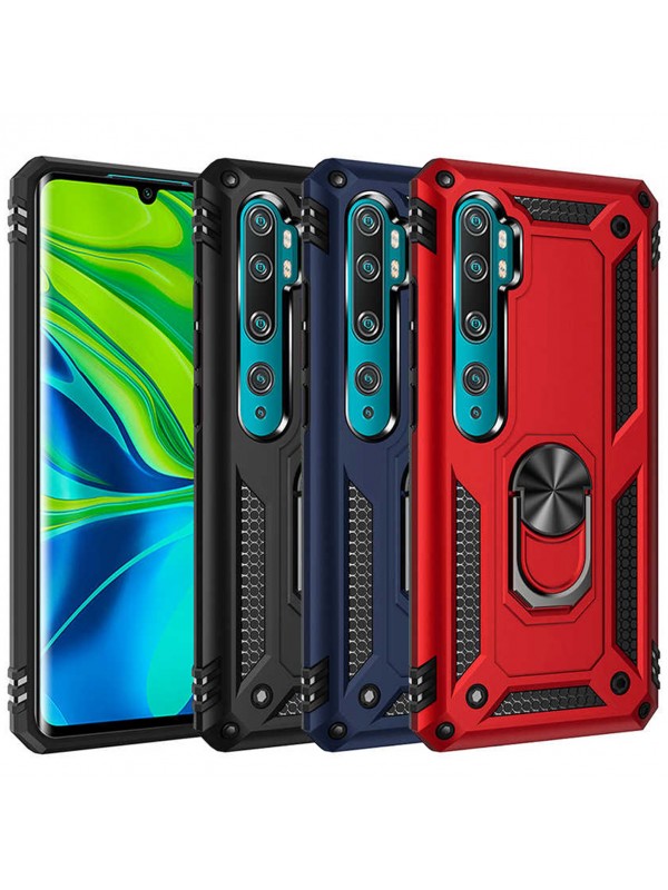 Xiaomi Mi Note 10 Kılıf Panzer Ring Tam Koruma Arka Kapak… Xiaomi Mi Note 10 Kılıf Panzer Ring Tam Koruma Arka Kapak…
