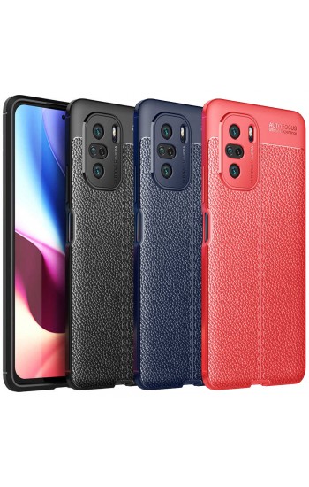 Xiaomi Poco F3 Kılıf Focus Deri Desen Silikon Arka Kapak…