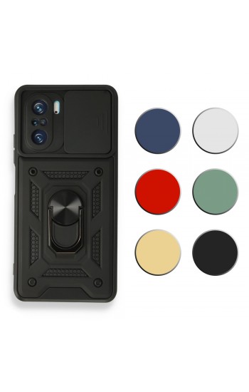 Xiaomi Poco F3 Kılıf Panzer Kamera Kapaklı Tam Koruma Arka Kapak…