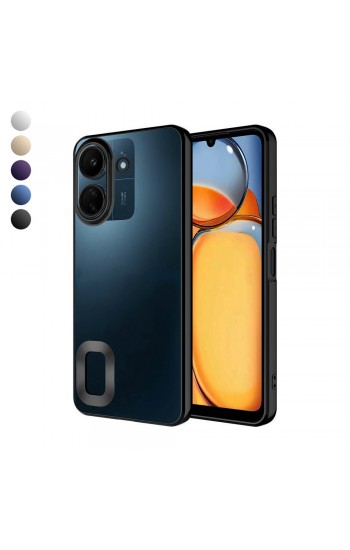 Xiaomi Redmi 13C / Poco C65 Kılıf Hole Lazer Silikon Kapak
