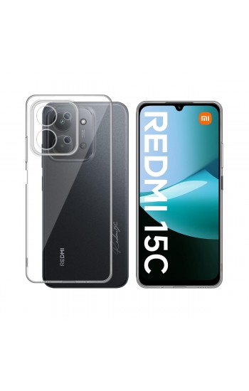 Xiaomi Redmi 15C Kılıf Silikon Şeffaf Kapak…