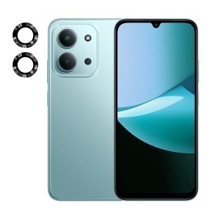 Xiaomi Redmi 15C Raze Metal Kamera Lens Koruyucu - Siyah