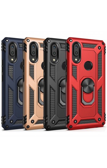 Xiaomi Redmi 7 Kılıf Panzer Ring Tam Koruma Arka Kapak…