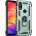 Xiaomi Redmi 7 Kılıf Panzer Ring Tam Koruma Arka Kapak