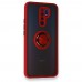 Xiaomi Redmi 9 Kılıf Montrea Ring Yüzük Stantlı Kapak