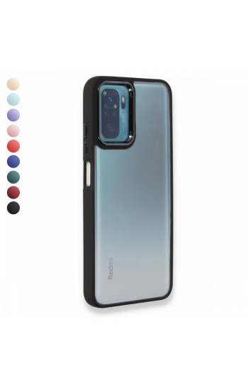 Xiaomi Redmi Note 10 / 10S Kılıf Luna Lens Kamera Çerçeveli Silikon Ka&hellip;