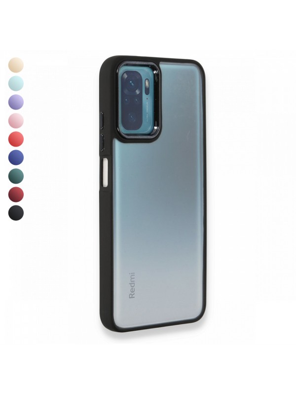 Xiaomi Redmi Note 10 / 10S Kılıf Luna Lens Kamera Çerçeveli Siliko&hellip;