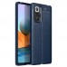 Xiaomi Redmi Note 10 Pro Kılıf Focus Deri Desen Silikon Arka Kapak