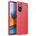Xiaomi Redmi Note 10 Pro Kılıf Focus Deri Desen Silikon Arka Kapak