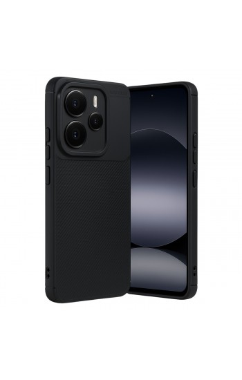 Xiaomi Redmi Note 14 5G Kılıf Focus Carbon Silikon Kapak Xiaomi Redmi Note 14 5G Kılıf Focus Carbon Silikon Kapak