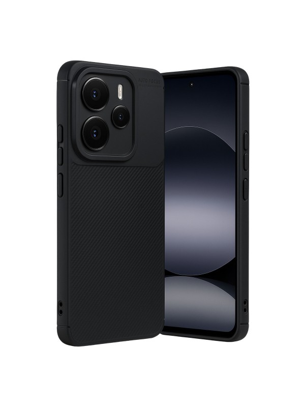 Xiaomi Redmi Note 14 5G Kılıf Focus Carbon Silikon Kapak
