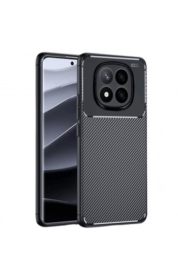 Xiaomi Redmi Note 14 Pro 5G Kılıf Focus Carbon Silikon Kapak