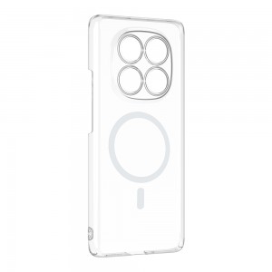 Xiaomi Redmi Note 14 Pro Plus Kılıf Combo Seri Magsafe Özellikli Sararmaz Sert Şeffaf Kapak