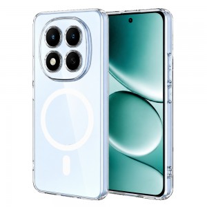 Xiaomi Redmi Note 15 4G Kılıf Combo Seri Magsafe Özellikli Sararmaz Sert Şeffaf Kapak