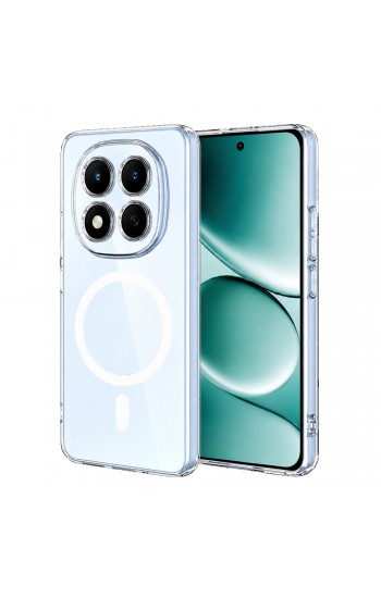 Xiaomi Redmi Note 15 4G Kılıf Combo Seri Magsafe Özellikli Sararmaz Sert Şeffaf Kapak