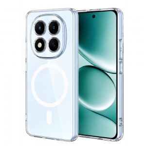 Xiaomi Redmi Note 15 Pro 4G Kılıf Combo Seri Magsafe Özellikli Sararmaz Sert Şeffaf Kapak
