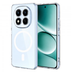 Xiaomi Redmi Note 15 Pro 5G Kılıf Combo Seri Magsafe Özellikli Sararmaz Sert Şeffaf Kapak