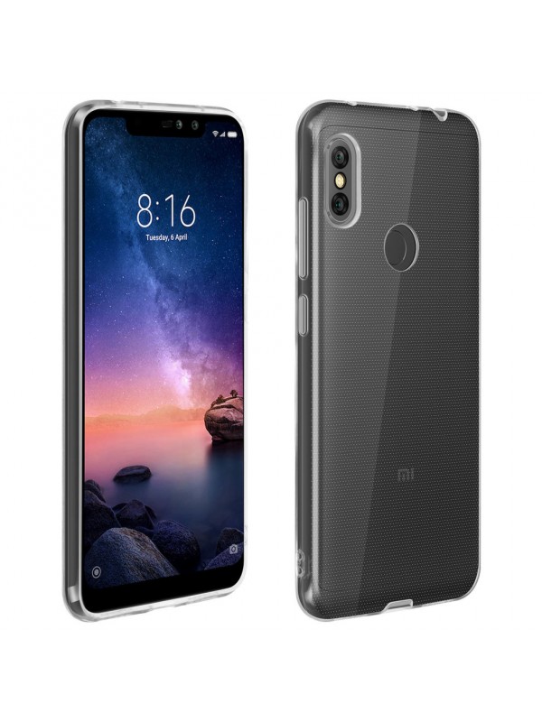 Xiaomi Redmi Note 6 Kılıf FitCase Toz Koruma Tıpalı Şeffaf Arka K…