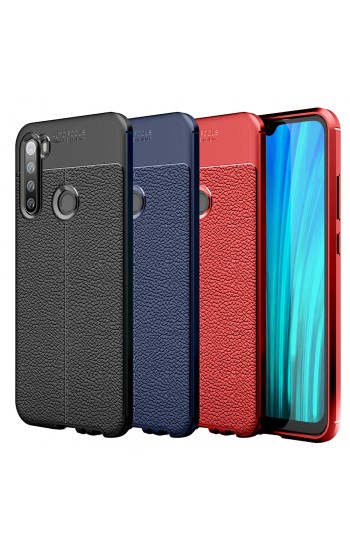 Xiaomi Redmi Note 8 Kılıf Focus Deri Desen Silikon Arka Kapak…