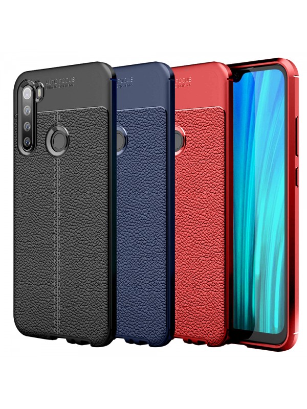 Xiaomi Redmi Note 8 Kılıf Focus Deri Desen Silikon Arka Kapak…