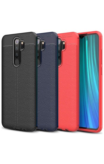 Xiaomi Redmi Note 8 Pro Kılıf Focus Deri Desen Silikon Arka Kapak…