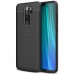 Xiaomi Redmi Note 8 Pro Kılıf Focus Deri Desen Silikon Arka Kapak