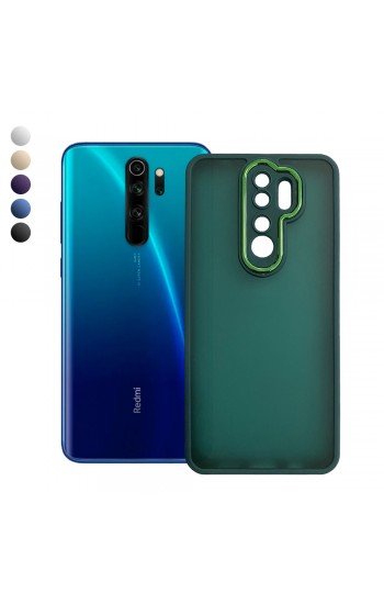 Xiaomi Redmi Note 8 Pro Kılıf Freya Lazer Lens Kamera Çerçeveli Siliko&hellip;