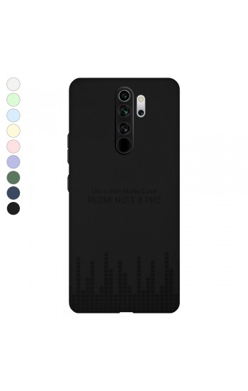 Xiaomi Redmi Note 8 Pro Kılıf Kamera Korumalı Mat Ultra İnce Kapak