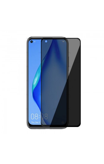 Xiaomi Redmi Note 9 Hayalet Privacy Gizli Cam Ekran Koruyucu Siyah