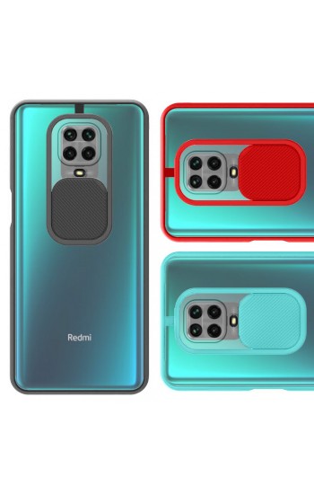 Xiaomi Redmi Note 9S / Note 9 Pro Kılıf Palm Kamera Koruma Kapaklı Sili…