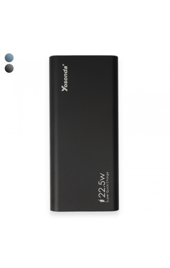 Yosonda A51 22.5W 20000 mAh QC3.0 Led Ekranlı Powerbank…