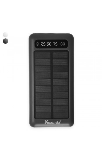 Yosonda A79 20000 mAh Solar Şarj Özellikli 4in1 Ekranlı Powerbank…